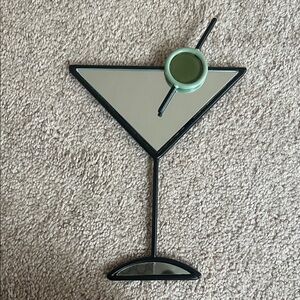 Urban Outfitters Martini Wall Accent with Green Olive Detail